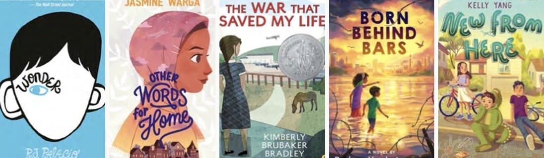 Wonder, Other Words for Home, The War That Saved My Life, Born Behind Bars, New From Here