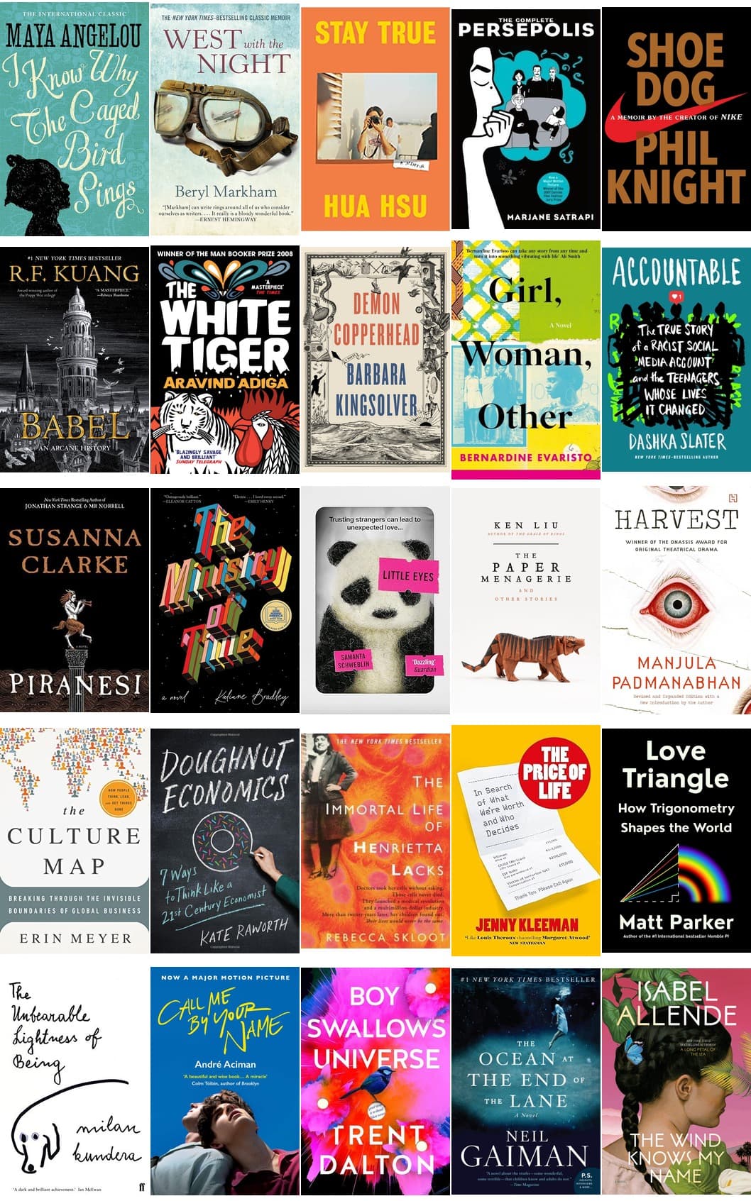 UWCSEA IBDP Recommended Reading: 25 Books for High School Thinkers