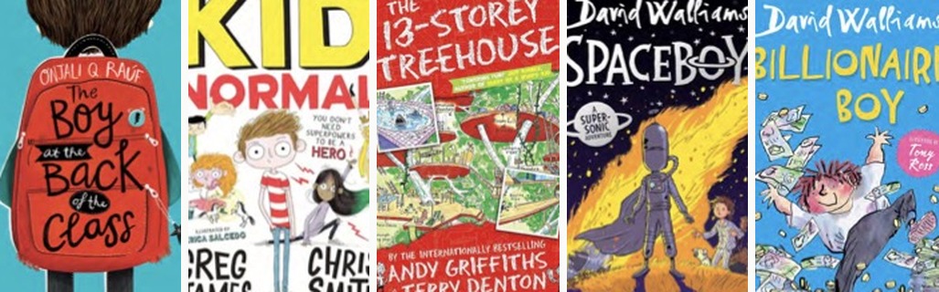 教室后排的男孩、普通小孩、13层树屋、太空男孩、亿万富翁男孩