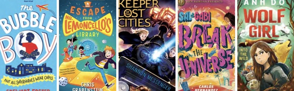 泡泡男孩、柠檬切洛先生的图书馆、失落城市的守护者、萨尔和加比、狼女孩